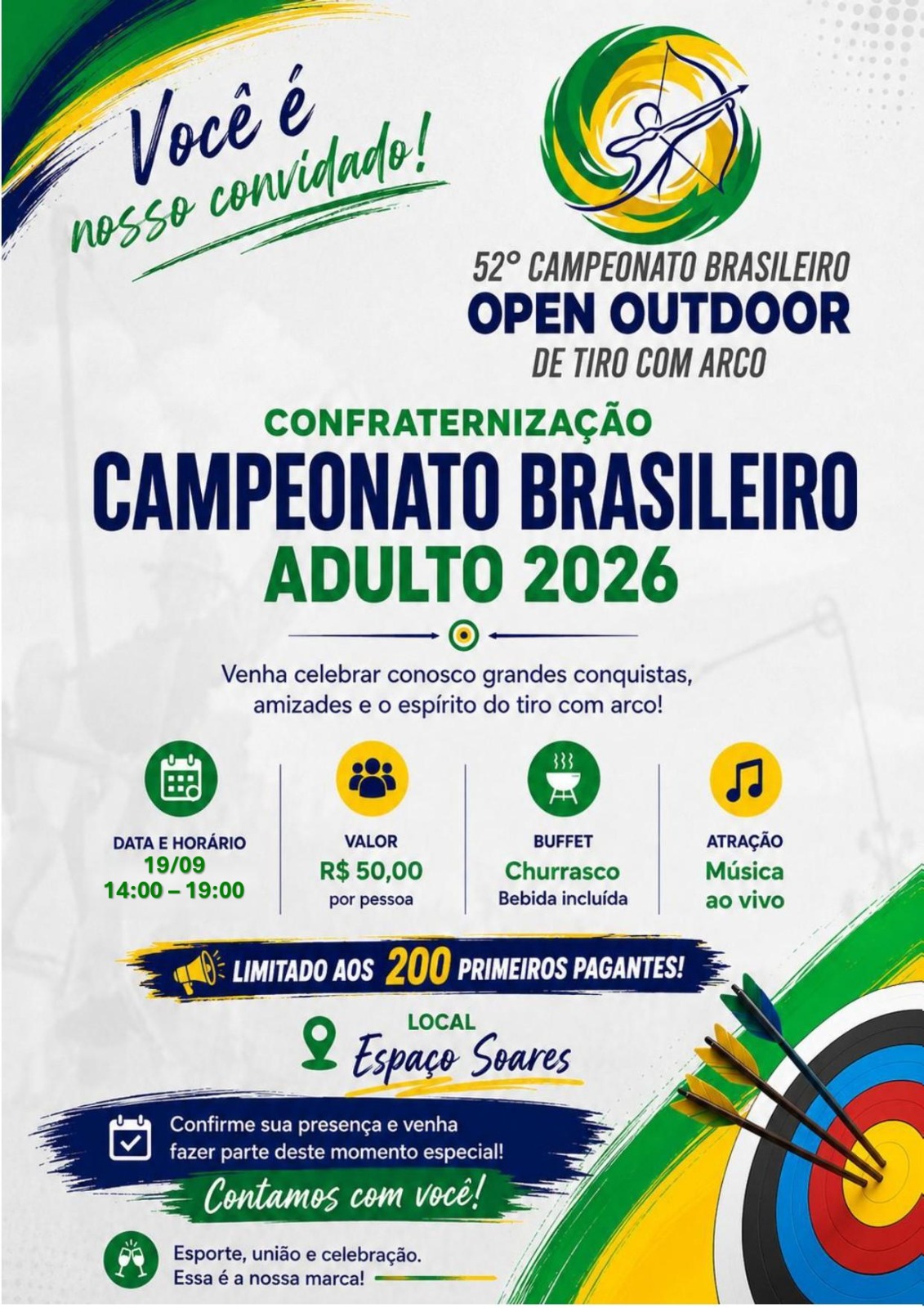 Confraternização Brasil Arco 2026!